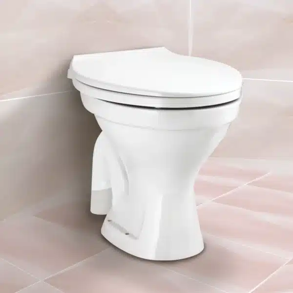 Ruby EWC – classic floor-mounted closet for modern bathrooms | Johnson sanitaryware | Tile House showroom, Mint, Chennai