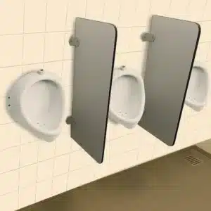 Ruby Flat Black urinal – bold matte black ceramic design | Johnson sanitaryware | Tile House showroom, Redhills, Chennai