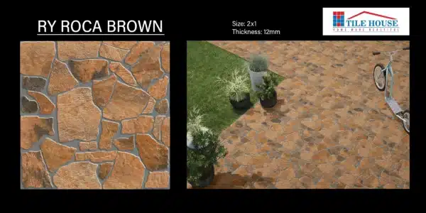 RY Altroz Slate tile – 2x1 ft joint-free parking tiles in rugged finish | Tile House in Chennai, showroom in Mint