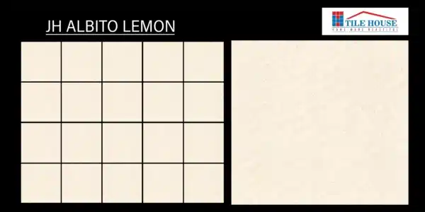 JH Albito Lemon – 2x2 ft vitrified floor tile lemon shade close-up | Johnson Tiles | Tile House Chennai