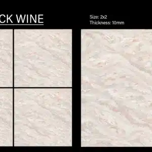 BZ Rock Wine – 2x2 ft vitrified floor tile wine tone close-up | Johnson Tiles | Tile House Chennai