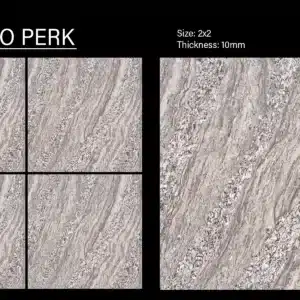 BZ Rio Perk – 2x2 ft vitrified floor tile perk tone close-up | Johnson Tiles | Tile House Chennai