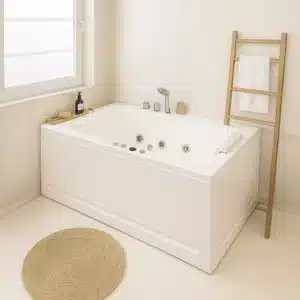 Elite Contour bathtub – premium bathtub with contoured comfort | Johnson sanitaryware | Tile House showroom, Redhills, Chennai