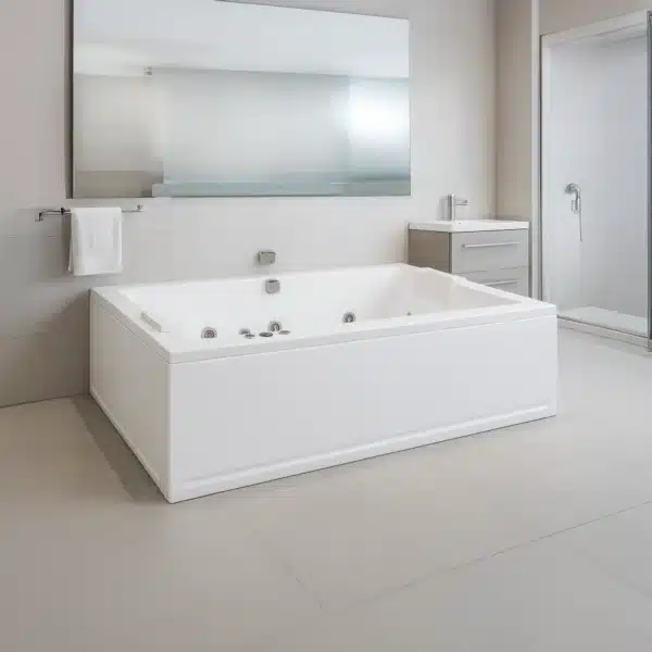 Elite Glamour bathtub – elegant oval tub with premium finish | Johnson sanitaryware | Tile House showroom, Madipakkam